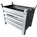Transport- und Stapelbehälter Schäfer Shop Select, L 800 x B 500 x H 600 mm, feuerverzinkt, bis 1000 kg