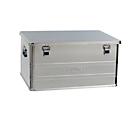 Transportbox Alutec COMFORT 157, aluminium, 157 l, L 782 x B 585 x H 398 mm, stevig deksel