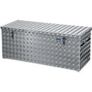 Transportkiste, Aluminium-Riffelblech mit Gasdruckdämpfer, 312 l