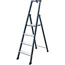 Trapladder, geanodiseerd, 4 treden