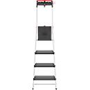 Trapladder Hailo L100, EN 131, met multifunctionele schaal en steunbeugel, tot 150 kg, 4 treden