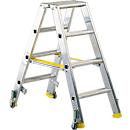 Trapladder Mehrsi, licht metaal, 4 treden, 6,9 kg