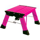 Treppy folding ladder, 1 step, fuchsia