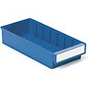 TRESTON storage drawer 4020, W 186 x D 400 x H 82 mm, 4.2 l, blue