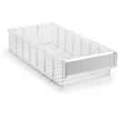 TRESTON storage drawer 4020, W 186 x D 400 x H 82 mm, 4.2 l, transparent