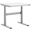 Treston TED Werktafel M750 ESD, B 900 x D 800 mm, elektrisch in hoogte verstelbaar, T-voet, lichtgrijs RAL 7025