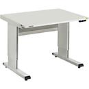 Treston werktafel serie WB, ESD-geleidend, met handslinger, in hoogte verstelbaar, 1500 mm