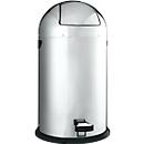 Tretabfallsammler, Edelstahl, 40 Liter