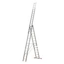 TRIBILO Vielzweckleiter, 3 x 14 Sprossen