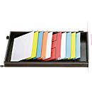 Trieur de classement oblique, pour tiroirs de profondeur 800 mm, 11 compartiments format A4