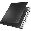 Trieur LEITZ®, pour format A4, alphabétique, 26 compartiments, carton gris, noir