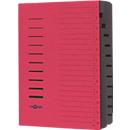 Trieur PAGNA, pour format A4, 12 parties, comprimé, 5 p., rouge