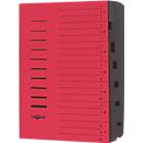 Trieur PAGNA, pour format A4, 7 parties, comprimé, 5 p., rouge