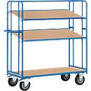 Trolley with shelves, 1430 x 620 x 1560, 3 shelves
