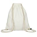 Turnbeutel TEXXILLA, als Rucksack nutzbar, naturfarbene Kordeln, OEKO-TEX® STANDARD 100, L 380 x B 460 mm, Fairtrade-Baumwolle, weiß