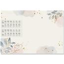 Tweejaarlijkse Schrijfonderlegger Pastel Garden - papier - 2025/2026 - L 595 x B 410 mm - 80 g/m² - 30 vellen