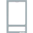 Ultradex fotokader, magnetisch, transparant petfolie, voor A5, grijs, 5 stuks