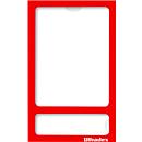 Ultradex fotokader, magnetisch, transparant petfolie, voor A5, rood, 5 stuks