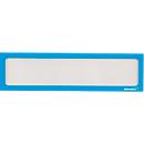 Ultradex insteekhoes, magnetisch, voor opschriften, B 435 x H 60 mm, A2, blauw, 5 stuks