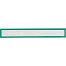 Ultradex insteekhoes, magnetisch, voor opschriften, B 435 x H 60 mm, A2, groen, 5 stuks
