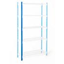 Universal clip-on shelving, Brackets, with plastic feet, H 3000 mm, light blue
