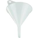 Universal funnel, ø 140 mm, polyethylene (HDPE), food grade, with ring and venting flaps