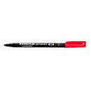 Universal marker pen, F, WP, red, 10 pieces