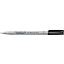 Universal marker pen, F, WS, black, 10 pieces