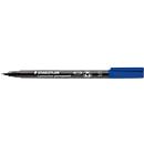 Universal marker pen, S, WP, blue, 10 pieces