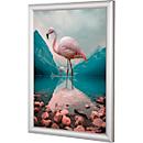 Update Display EasyFix-Klapprahmen, DIN A1, 25 mm Profil, Gehrung, selbstklebend, silber