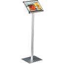 Update Display Infoständer Rondo, DIN A4, 25 mm Klapprahmen, Hoch- oder Querformat, silber