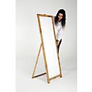Update Display Tableau d'information FLOOR, magnétique, tableau blanc, support dorsal rabattable, bois de pin, 440 x 1370 mm