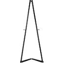 Update Displays Staffelei, höhenverstellbar, Aluminium, faltbare Füsse, B 536 x T 309 x H 1500 mm, schwarz