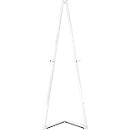 Update Displays Staffelei, höhenverstellbar, Aluminium, faltbare Füsse, B 536 x T 309 x H 1500 mm, weiss