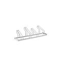 Upright parker WSM, 1-sided, for tires up to W 55 mm, W 1400 x D 538 x H 415 mm, hot-dip galvanized steel, 4 parking spaces, assembled