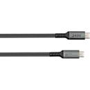 USB 2.0 oplaad-/datakabel Good Connections, USB-C naar USB-C, vermogen 240 W, tot 480 Mbit/s, lengte 0,5 m, zwart