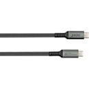 USB 2.0 oplaad-/datakabel Good Connections, USB-C naar USB-C, vermogen 240 W, tot 480 Mbit/s, lengte 2 m, zwart