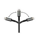 USB 2.0 oplaad-/datakabel Good Connections, USB-C naar USB-C, vermogen 240 W, tot 480 Mbit/s, lengte 3 m, zwart