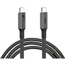 USB 4.0 Lade/-Datenkabel Good Connections, USB-C an USB-C, Leistung 100 W, bis 20 Gbit/s, Länge 1,8 m, schwarz