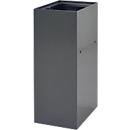 V-Part Système modulaire de tri des déchets, 60 litres, acier peint époxy, L 263 x P 335 x H 700 mm, gris foncé