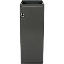 V-Part Système modulaire de tri des déchets, acier peint époxy, pieds réglables, L 263 x P 335 x H 700 mm, 55 litres, gris