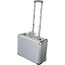 Valise d’affaires GALAXY ALUMAXX, avec poignée et roulettes, 1 compartiment, argent