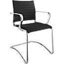 Vanda cantilever chair, Climatex, black