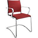 Vanda cantilever chair, Climatex, red