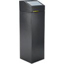 VAR Collecteur de déchets WSG 85 E, 85 L, tôle d'acier galvanisée, peinte époxy, fermeture automatique, argent