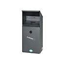 VAR Wandascher EZS 1, Inhalt 3,7 l, Stahl-Inneneimer, Gewicht 3,5 kg, eisenglimmer beschichtet