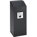 VAR Wertstoffsammler, Inhalt 45 Liter, antik-silber