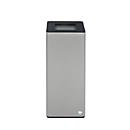 VAR WSG Quadro 79 inzameleenheid voor recyclebare materialen, 70 liter, zilver gecoat, antraciet RAL 7021