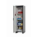 Veiligheidskast type 30 asecos Q-CLASSIC-30, scharnierende deur, links scharnierend, voorkant lichtgrijs, B 564 x D 620 x H 1947 mm