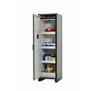 Veiligheidskast type 30 asecos Q-CLASSIC-30, scharnierende deur, links scharnierend, voorste veiligheidsdeur geel, B 564 x D 620 x H 1947 mm